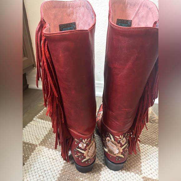 Junk Gypsy by Lane Women's Wallflower Western Fringed Boots - size 9 - Picture 4 of 6